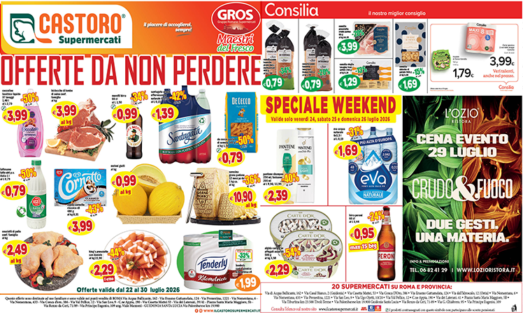 Volantino 22-30 luglio 2026