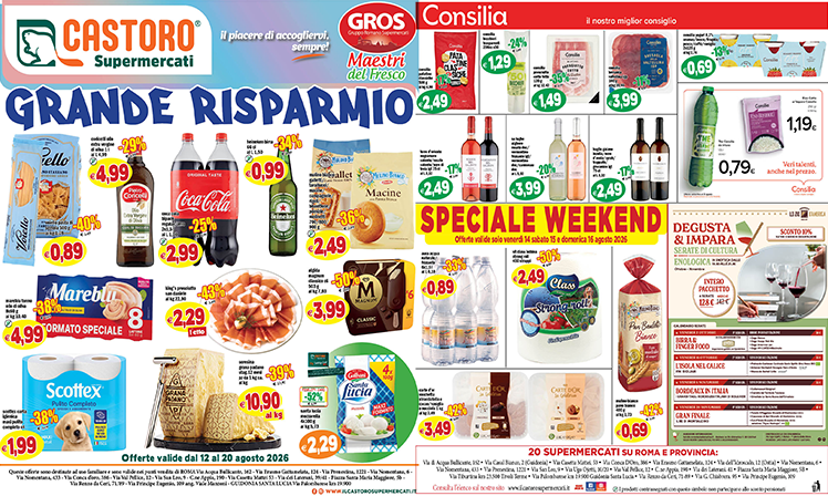 Volantino 12 – 20 agosto 2026