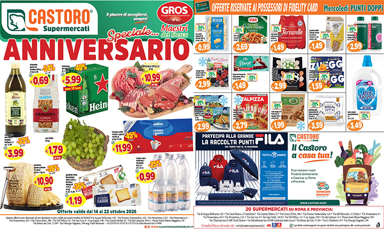Volantino 14 – 22 ottobre 2026