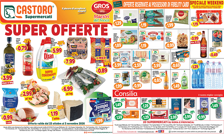 Volantino 23 ottobre – 3 novembre 2026